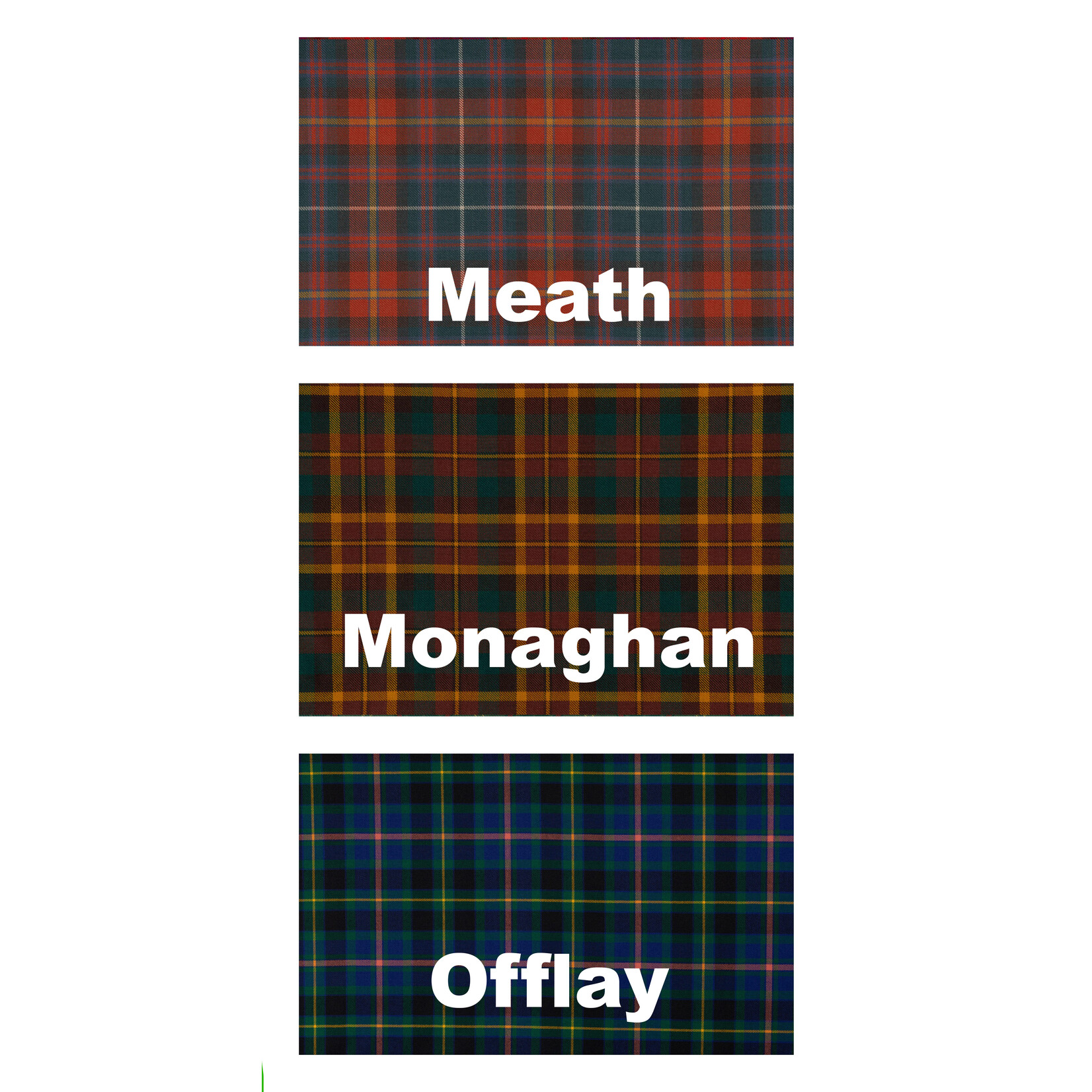 ACCESSORIES IRELAND COUNTY TARTANS - Lambswool Scarf