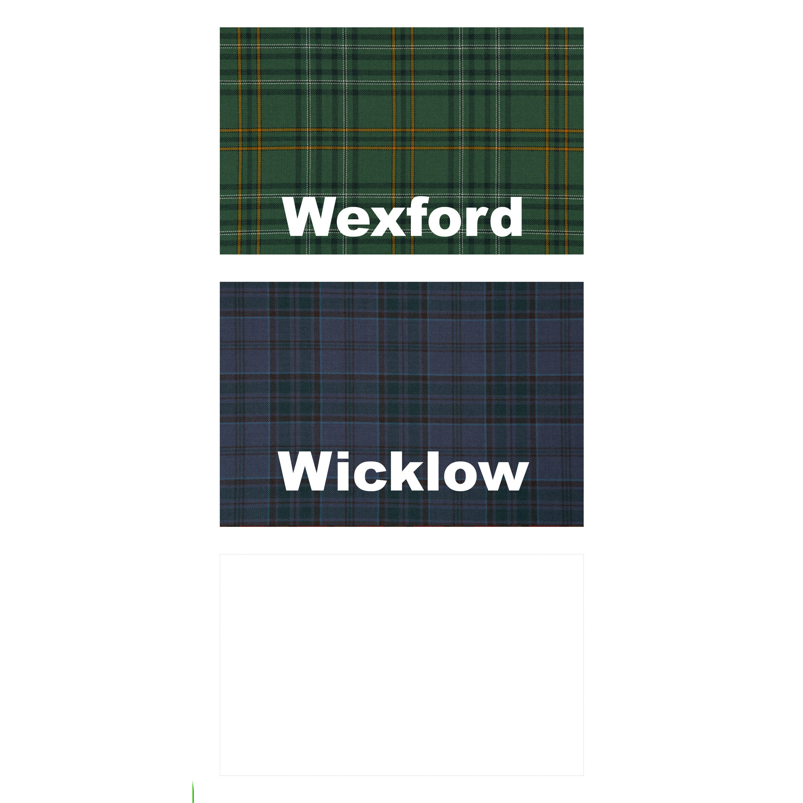 ACCESSORIES IRELAND COUNTY TARTANS - Lambswool Scarf