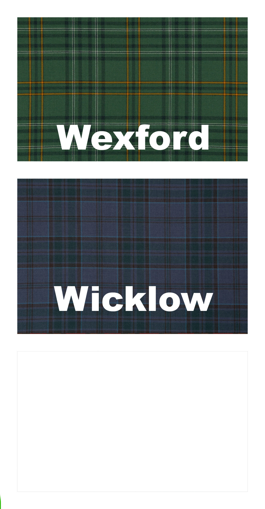 ACCESSORIES IRELAND COUNTY TARTANS - Lambswool Scarf