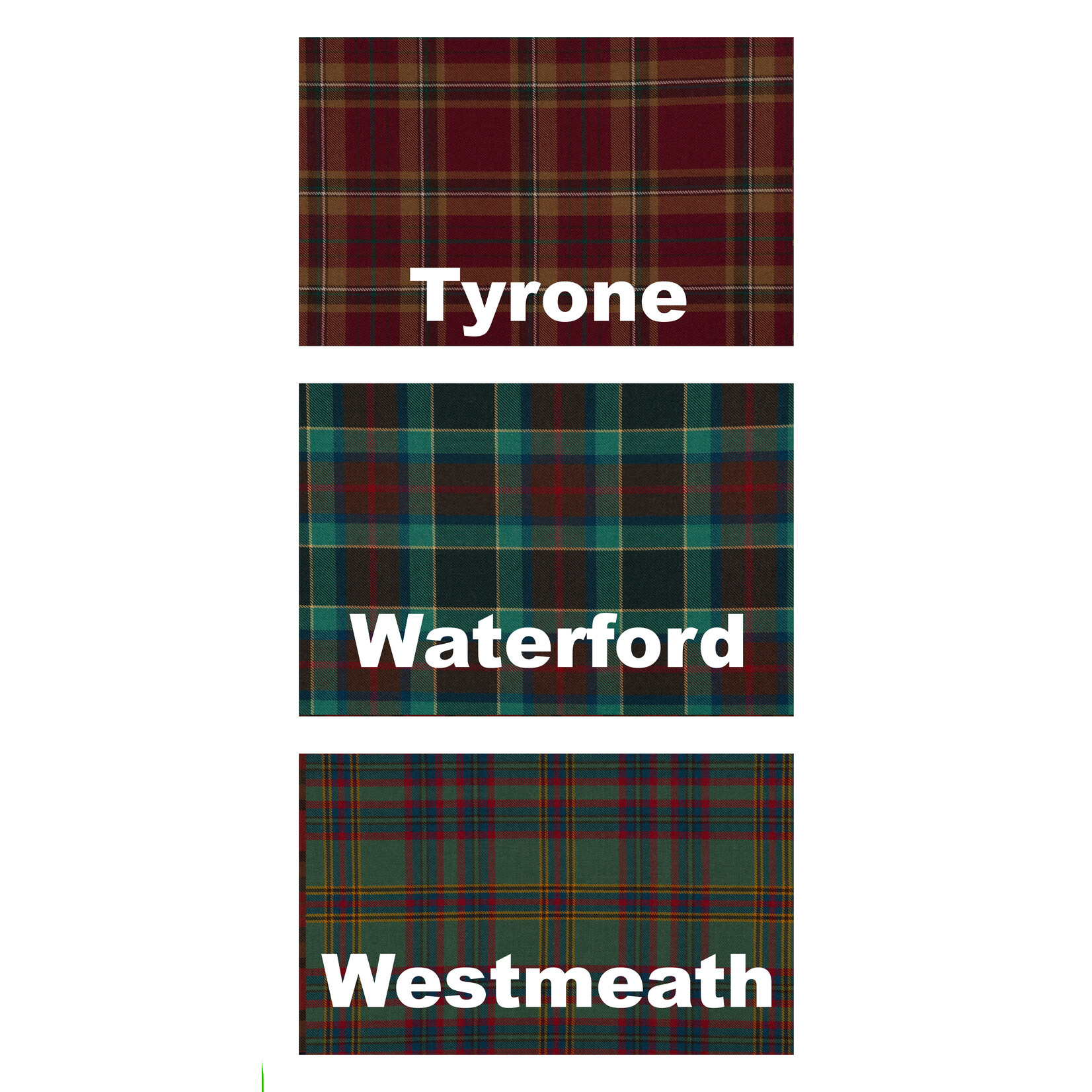 ACCESSORIES IRELAND COUNTY TARTANS - Lambswool Scarf