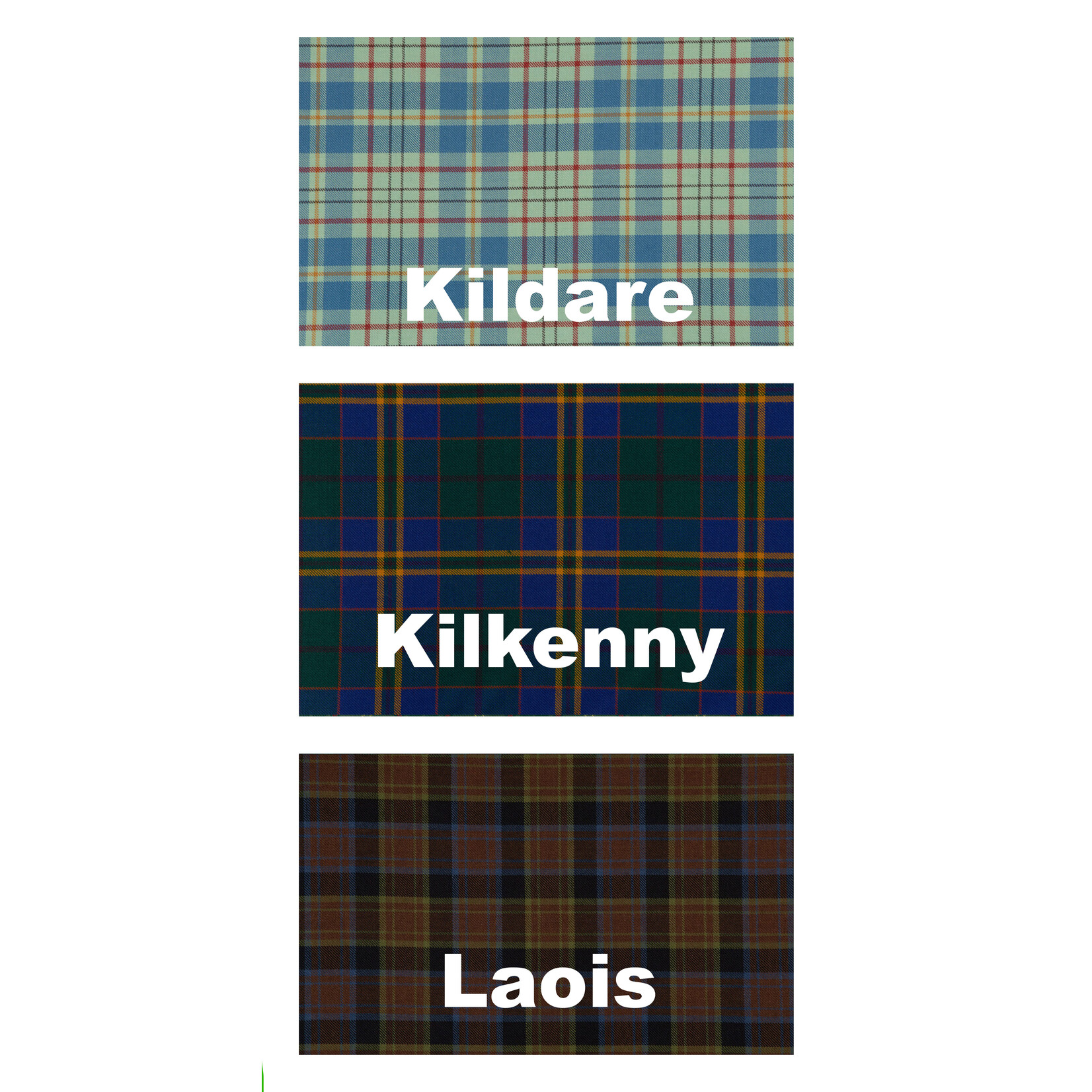 ACCESSORIES IRELAND COUNTY TARTANS - Lambswool Scarf