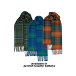 ACCESSORIES IRELAND COUNTY TARTANS - Lambswool Scarf