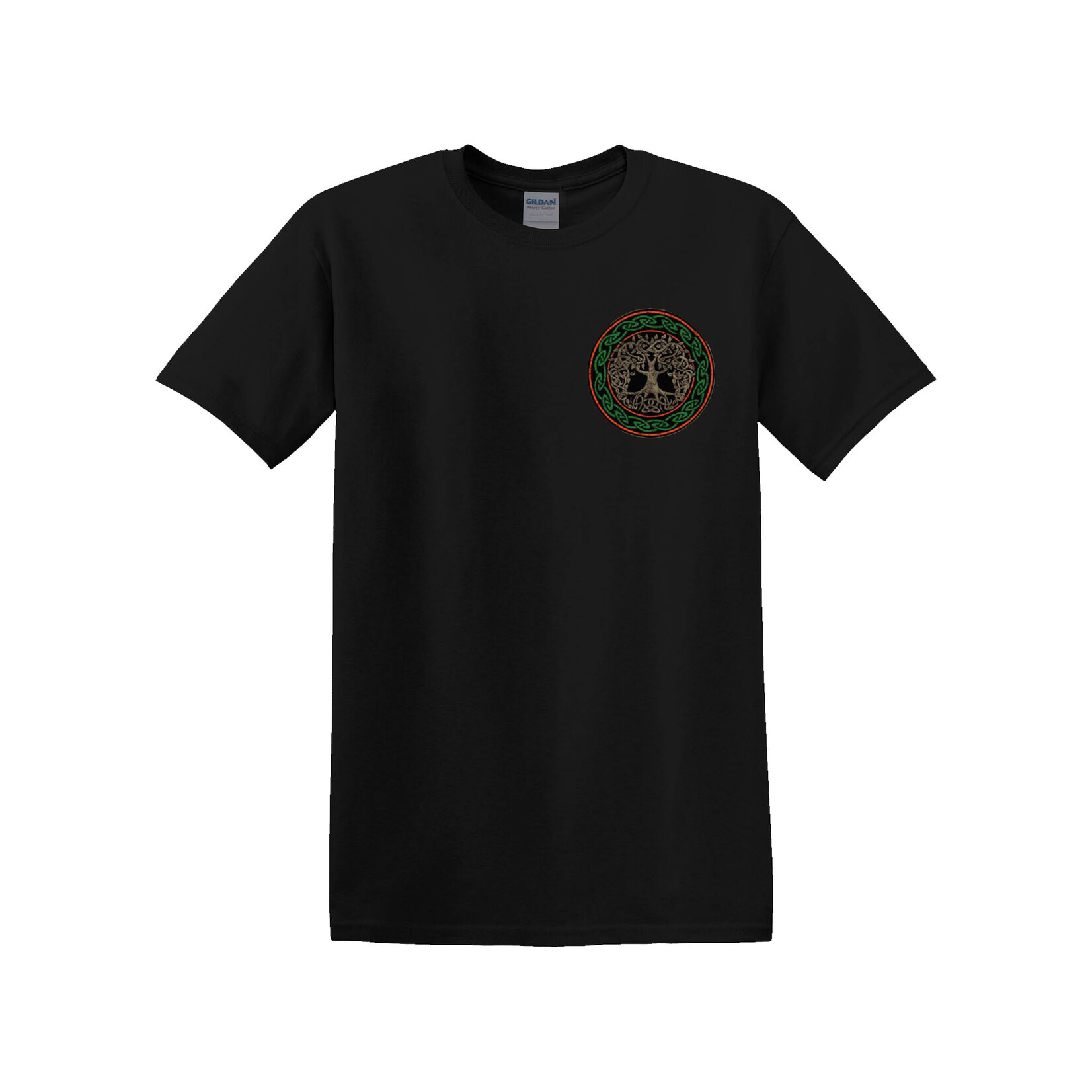 Urban Backwoods T-Shirt Uomo Celtic Circle - Maglietta Premium 100% Cotone, Vestibilità Regolare, Stampa Di Alta Qualità, Taglie Forti S-5XL
