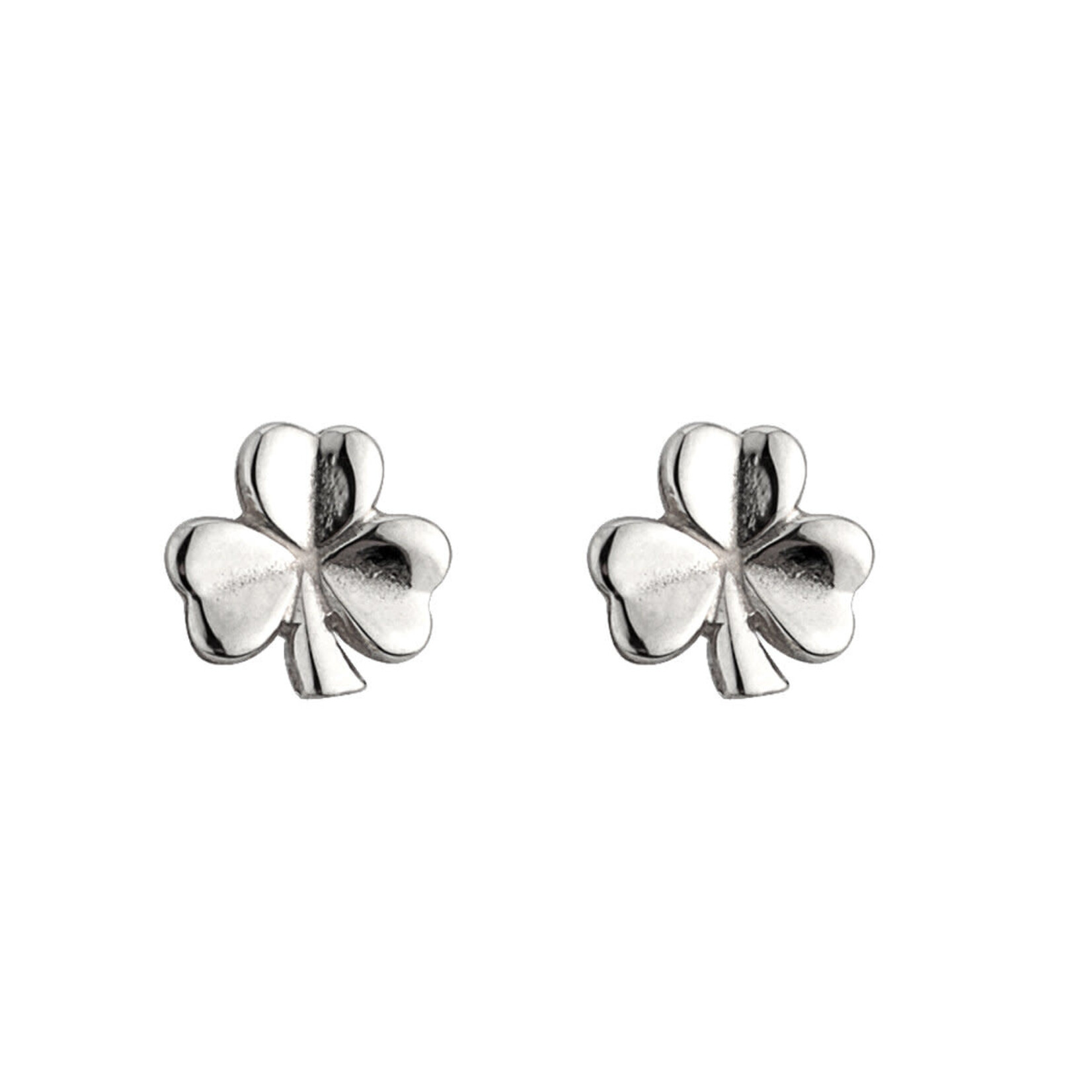 EARRINGS SOLVAR SILVER SHAMROCK STUD EARRINGS
