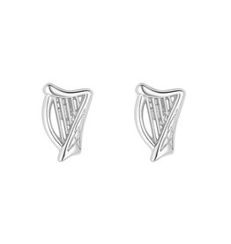 EARRINGS ACARA SILVER HARP STUD EARRINGS