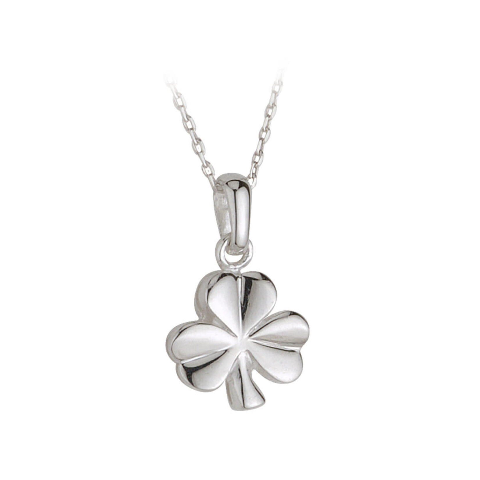 PENDANTS & NECKLACES SOLVAR SILVER SHAMROCK PENDANT