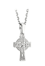 CELTIC CROSSES SOLVAR SILVER TINY FILAGREE CELTIC CROSS PENDANT