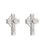 EARRINGS SOLVAR ‘LITTLE FAILTE’ STERLING CELTIC CROSS EARRINGS