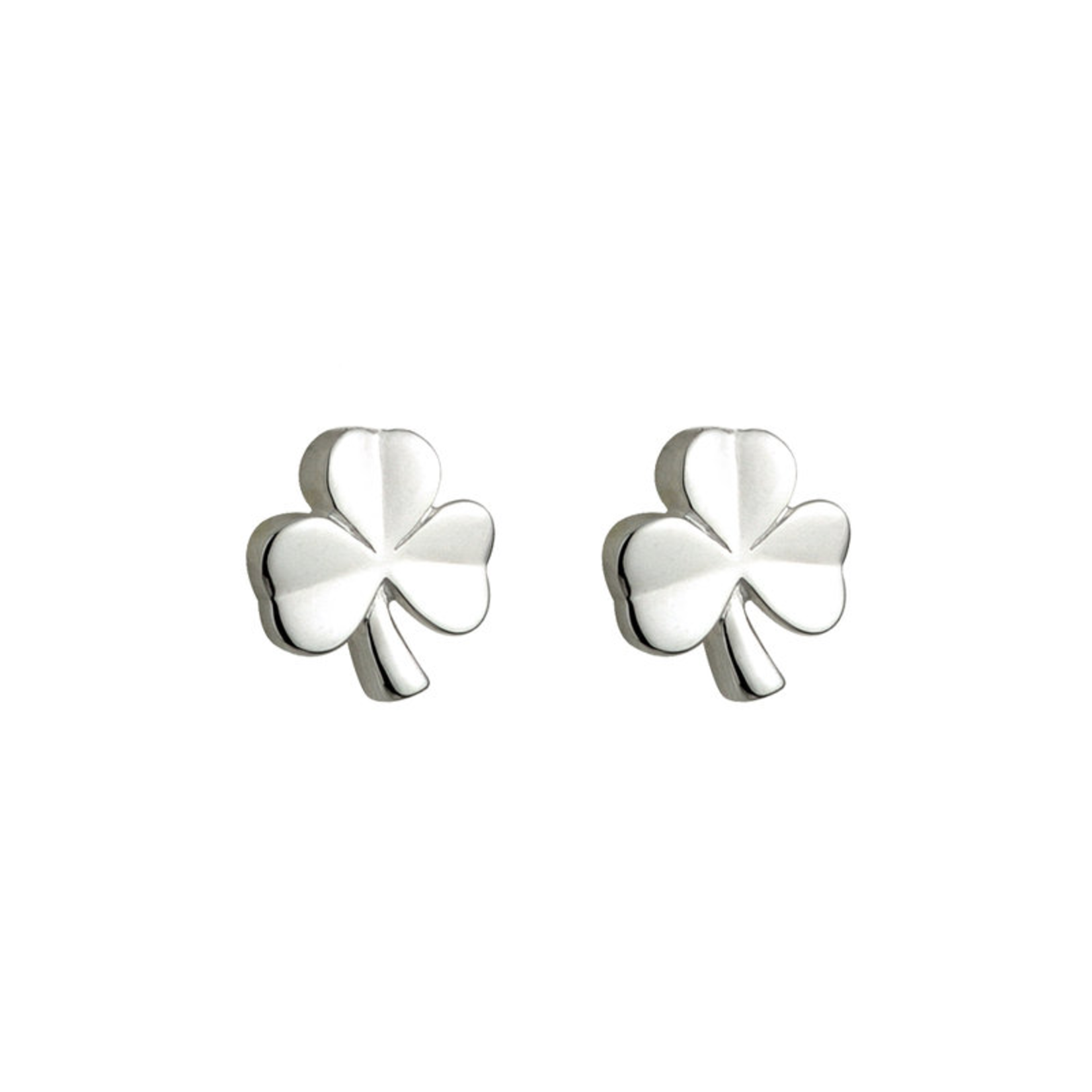EARRINGS SOLVAR ‘LITTLE FAILTE’ STERLING SHAMROCK EARRINGS