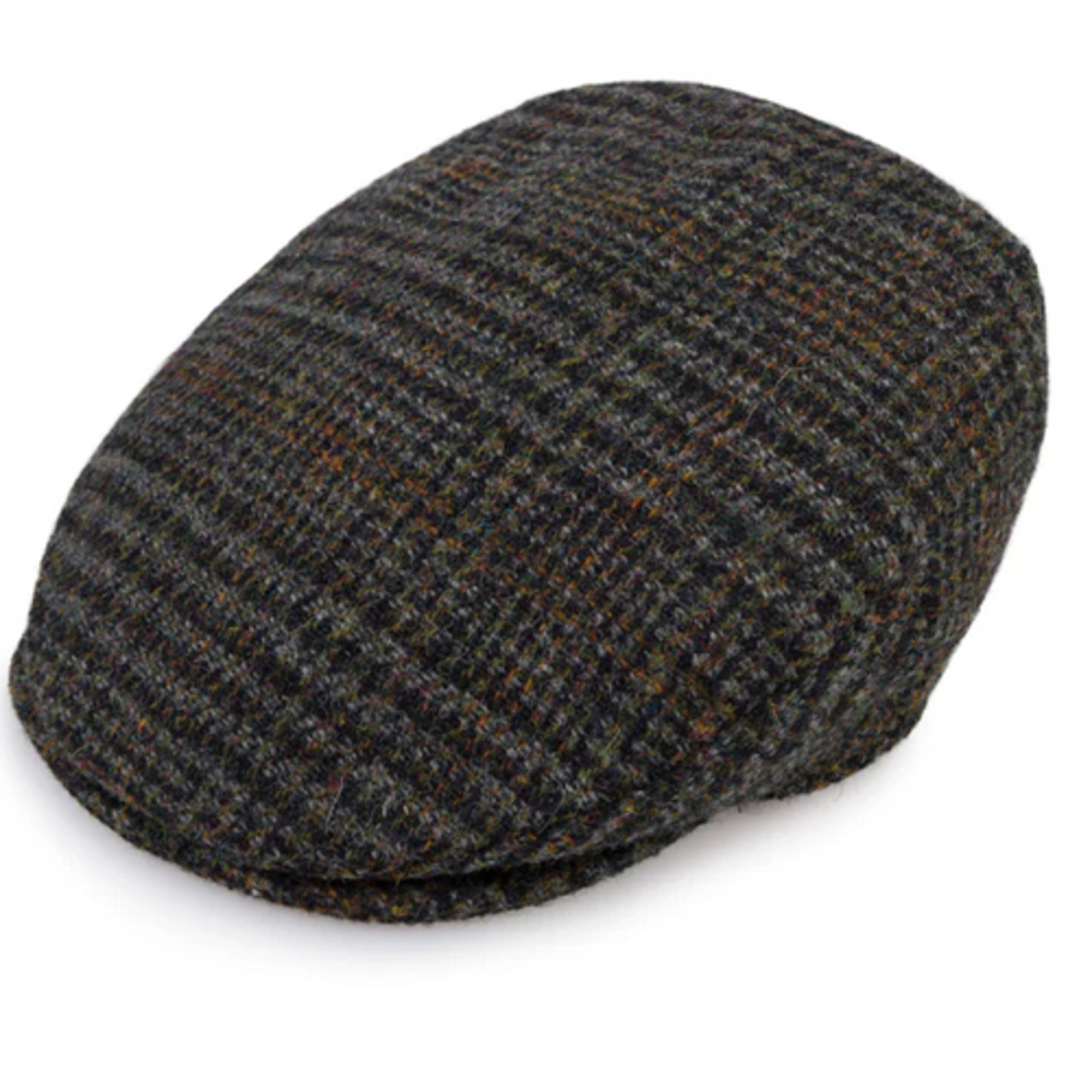CAPS & HATS VINTAGE WOOL HANNA HAT - Harris Tweed Grey / Green Check