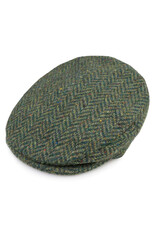 CAPS & HATS VINTAGE WOOL HANNA HAT - Moss Green Herringbone
