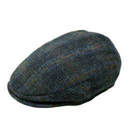 CAPS & HATS VINTAGE WOOL HANNA HAT - Harris Tweed Navy / Moss Green