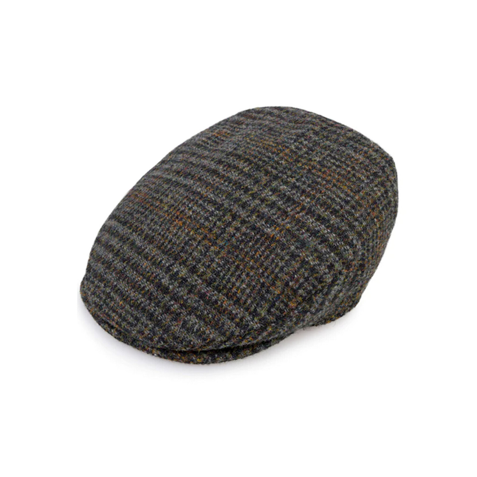 CAPS & HATS VINTAGE WOOL HANNA HAT - Harris Tweed Grey / Green Check