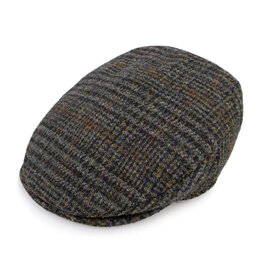 CAPS & HATS VINTAGE WOOL HANNA HAT - Harris Tweed Grey / Green Check