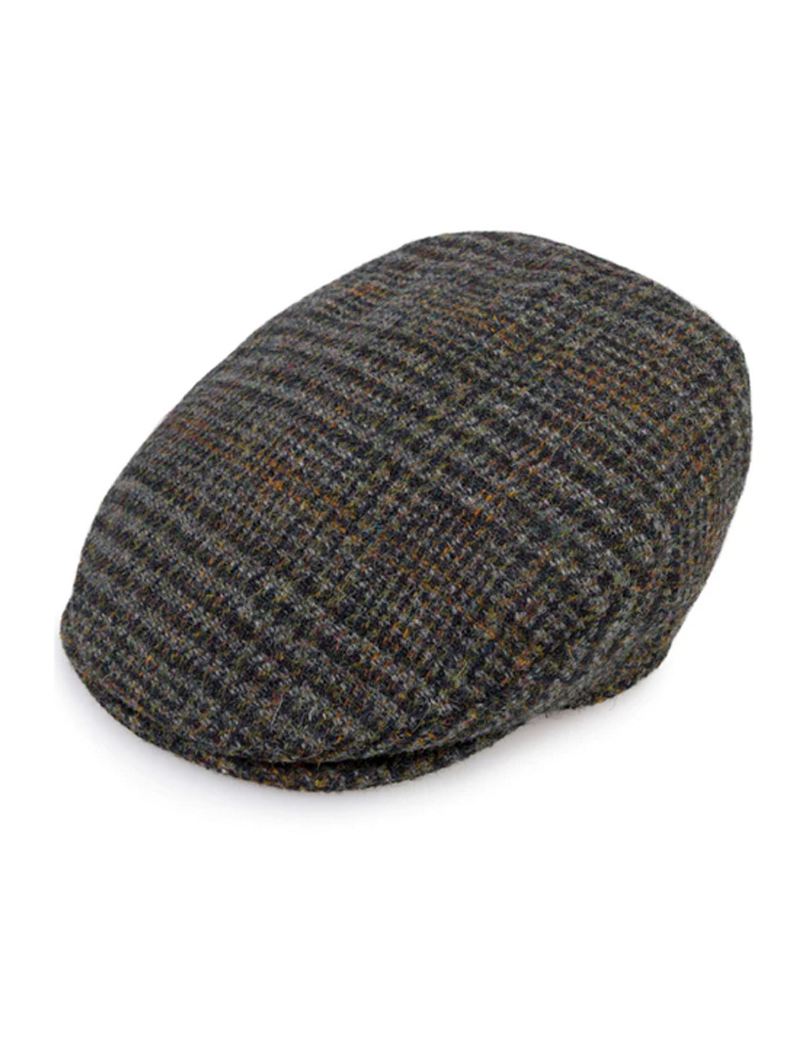 CAPS & HATS VINTAGE WOOL HANNA HAT - Harris Tweed Grey / Green Check