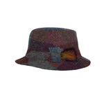CAPS & HATS WALKING WOOL TWEED HANNA HAT - Autumnal Patchwork S&P