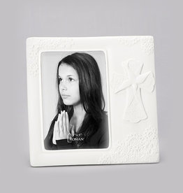 KIDS RELIGIOUS PORCELAIN CONFIRMATION FRAME - 4x6