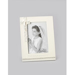 KIDS RELIGIOUS FIRST COMMUNION FRAME w EMBOSSED DETAIL & SILVER ACCENTS