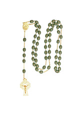 ROSARIES & JEWELRY GOLD TONE CELTIC ROSARY