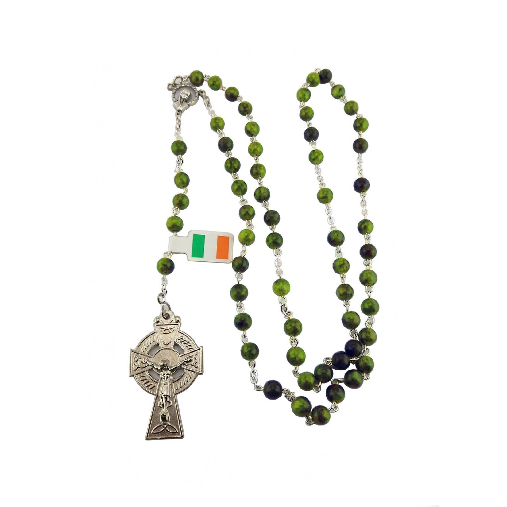 ROSARIES & JEWELRY CONNEMARA ROUND BEAD CELTIC ROSARY