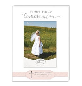 KIDS RELIGIOUS FIRST HOLY COMMUNION FRAME - Pink