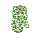 KITCHEN & ACCESSORIES SHAMROCK OVEN GLOVE & POT HOLDER