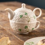 TEAPOTS, MUGS & ACCESSORIES BELLEEK SHAMROCK TEA FOR ONE