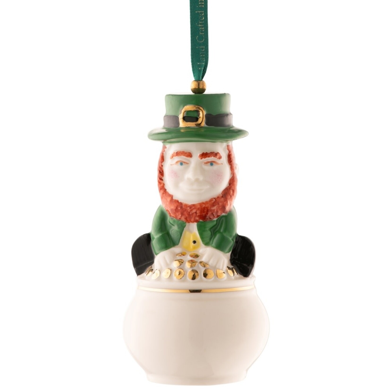 ORNAMENTS BELLEEK ANNUAL ORNAMENT - Leprechaun Pot of Gold 2023