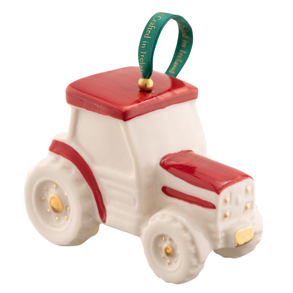 ORNAMENTS BELLEEK ORNAMENT - Red Tractor