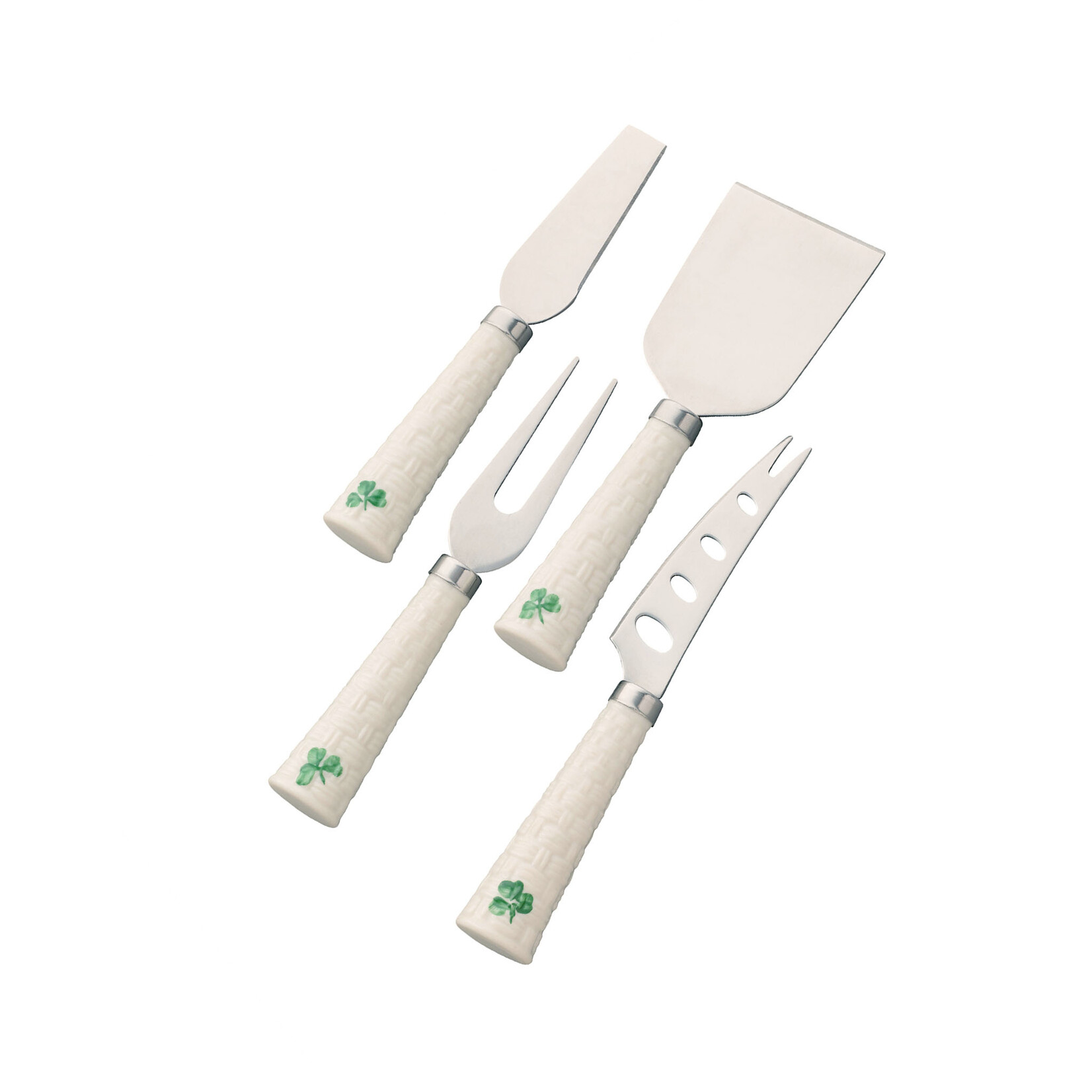 KITCHEN & ACCESSORIES BELLEEK CLASSIC SHAMROCK CHEESE KNIVES (4set)