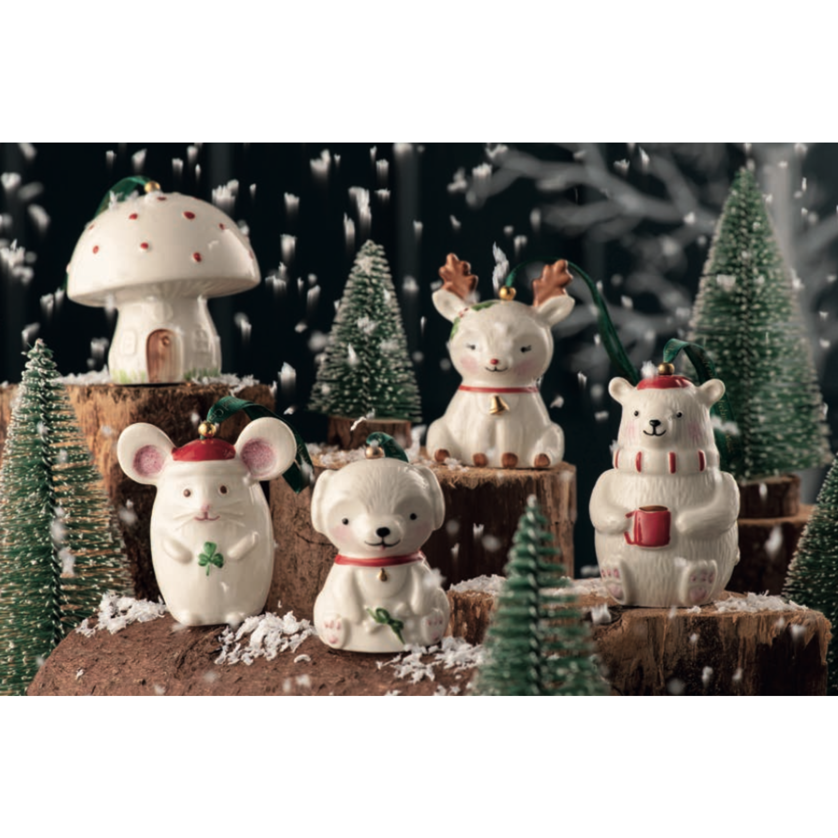 ORNAMENTS BELLEEK ORNAMENT - Polar Bear