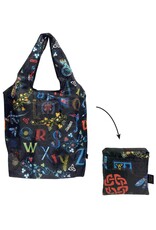 ACCESSORIES BOOK of KELLS REUSABLE SHOPPING TOTE w/ CELTIC LETTERS