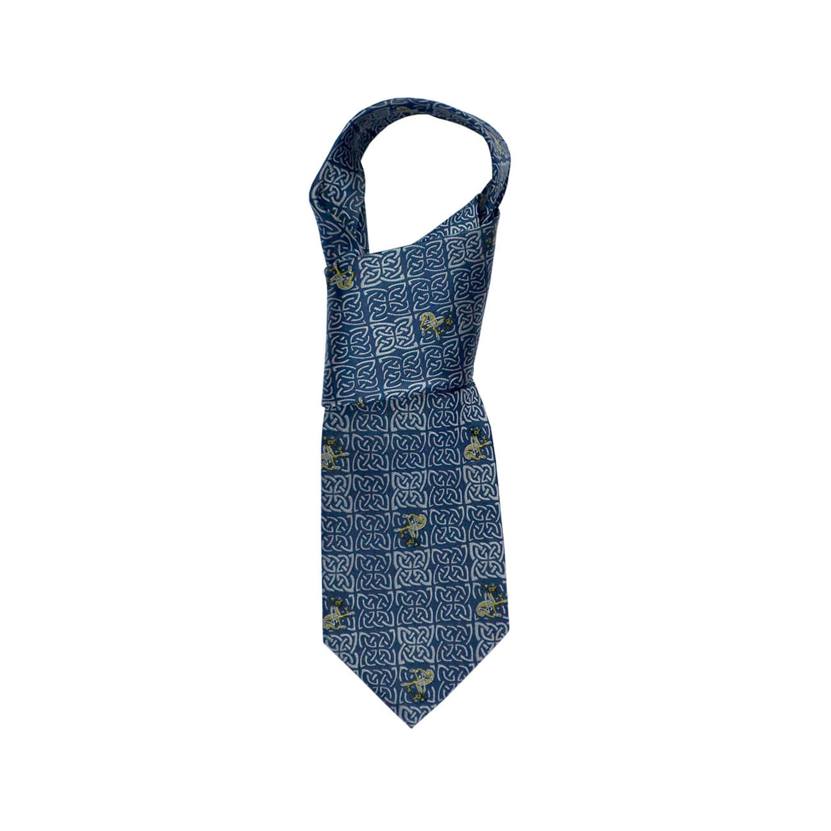 ACCESSORIES BOOK of KELLS SILK NECK TIE - Blue/Navy Dog