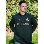 SWEATSHIRTS LANSDOWNE IRL GLD SHAM QURT ZIP SWEATSHIRT