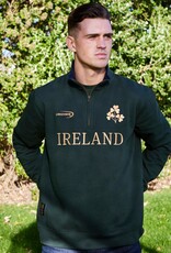 SWEATSHIRTS LANSDOWNE IRL GLD SHAM QURT ZIP SWEATSHIRT