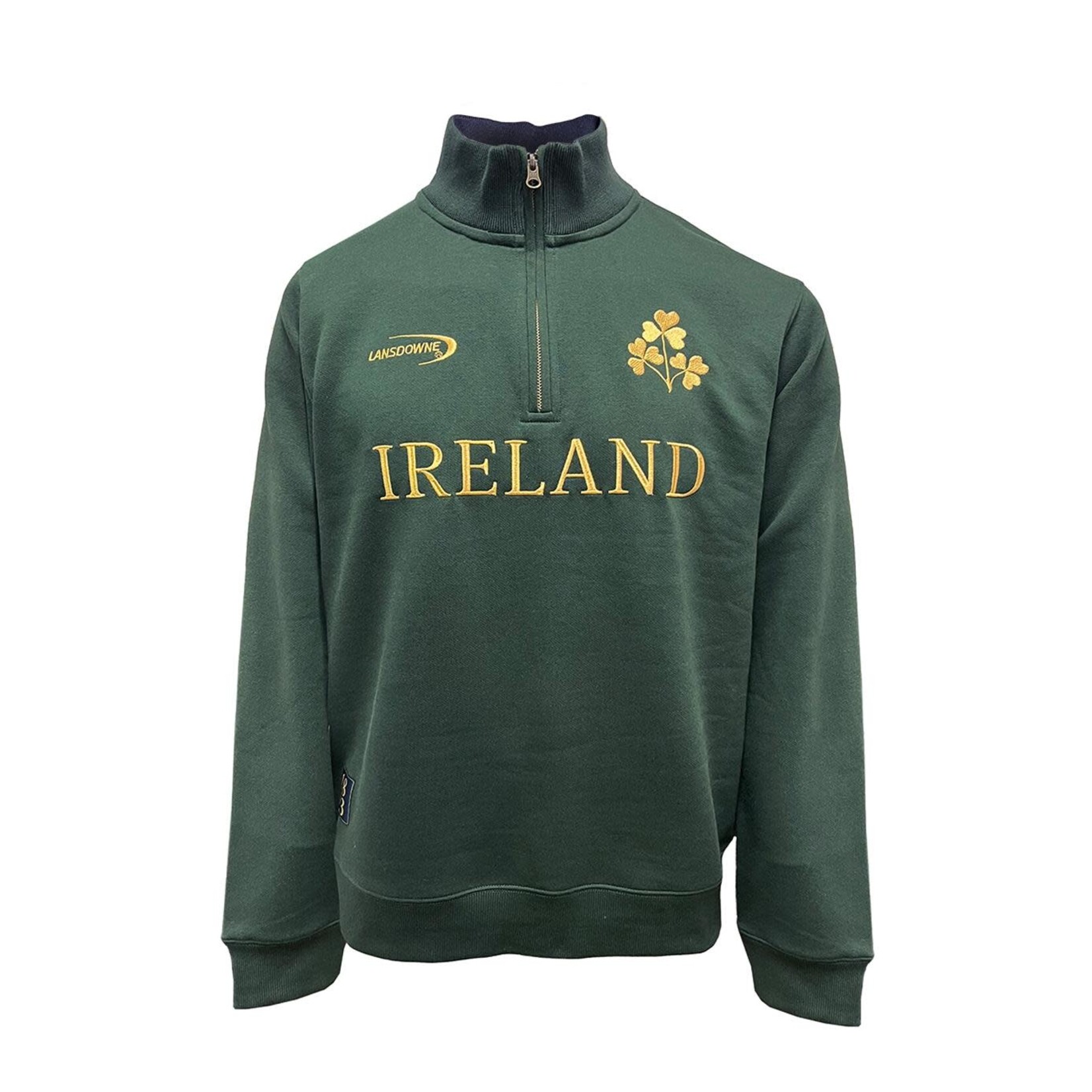 SWEATSHIRTS LANSDOWNE IRL GLD SHAM QURT ZIP SWEATSHIRT