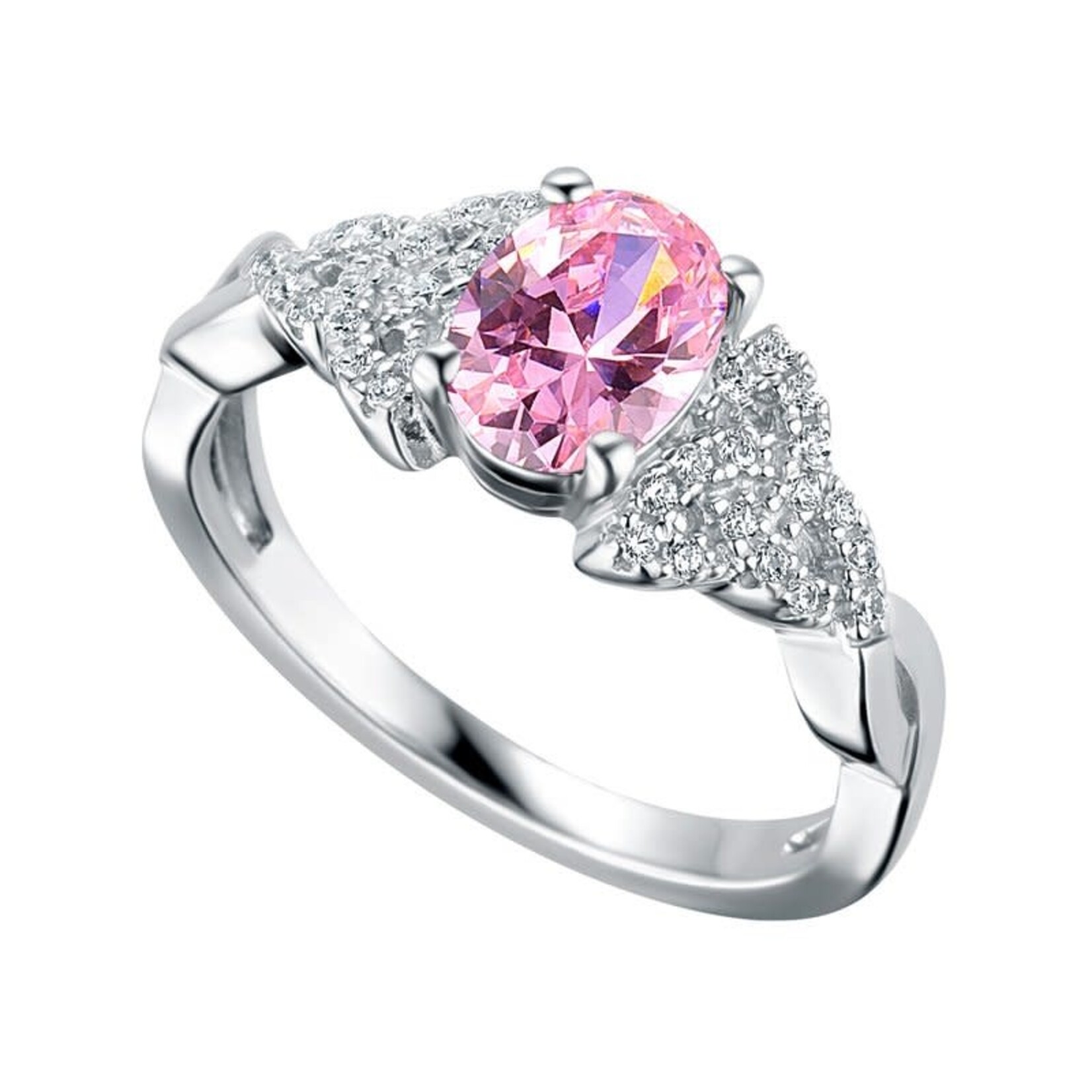 RINGS SOLVAR STERLING BIRTHSTONE TRINITY RING - October