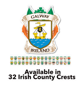 NOVELTY IRELAND COUNTY DECAL