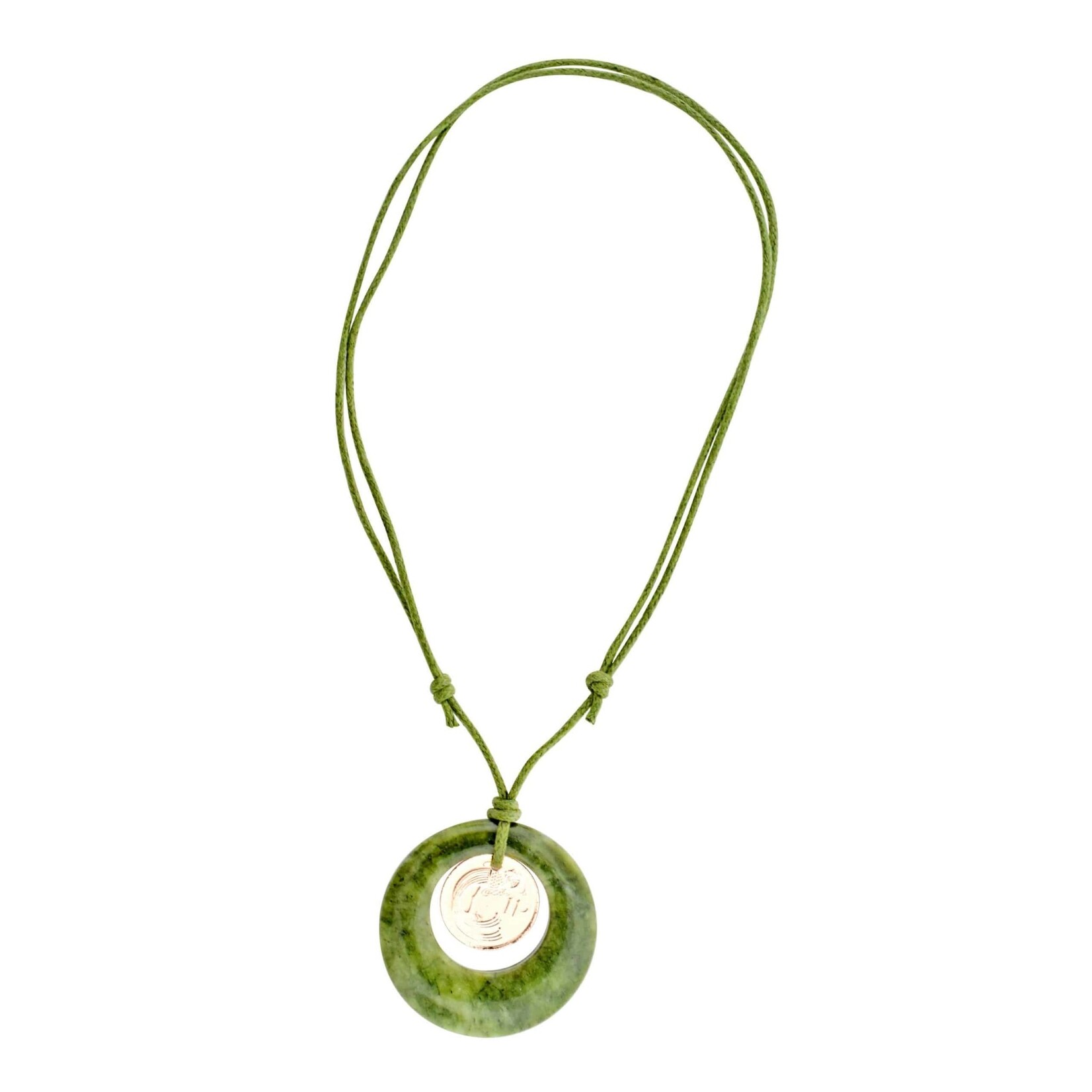 PENDANTS & NECKLACES CONNEMARA MARBLE LUCKY PENNY PENDANT