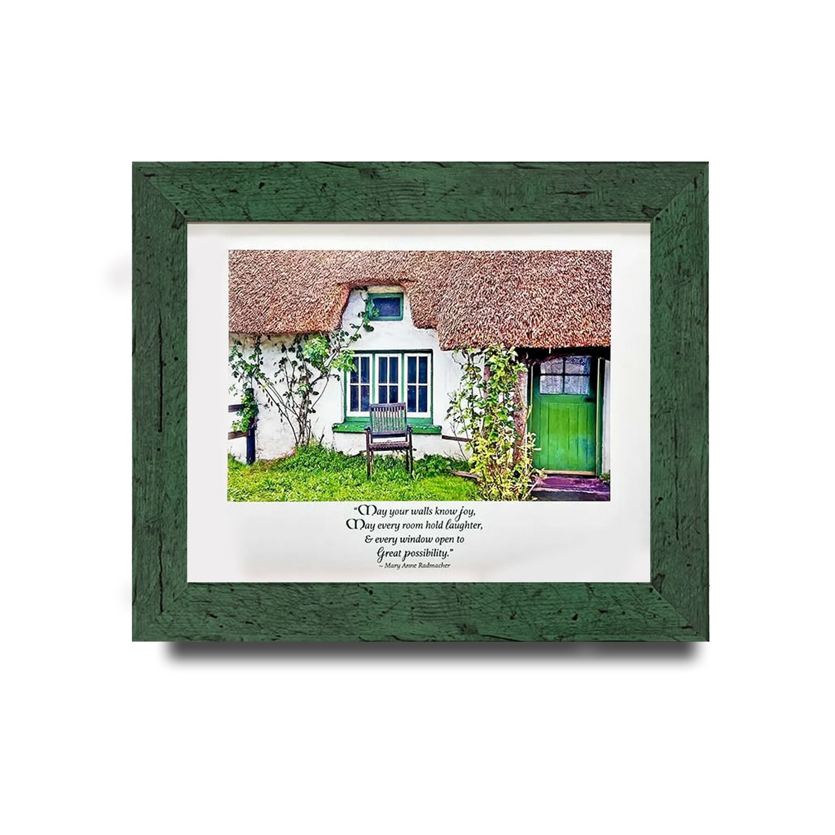 PLAQUES, SIGNS & POSTERS CLEARANCE: QUOTAGRAPH - Irish Thatch New Home :FINAL SALE
