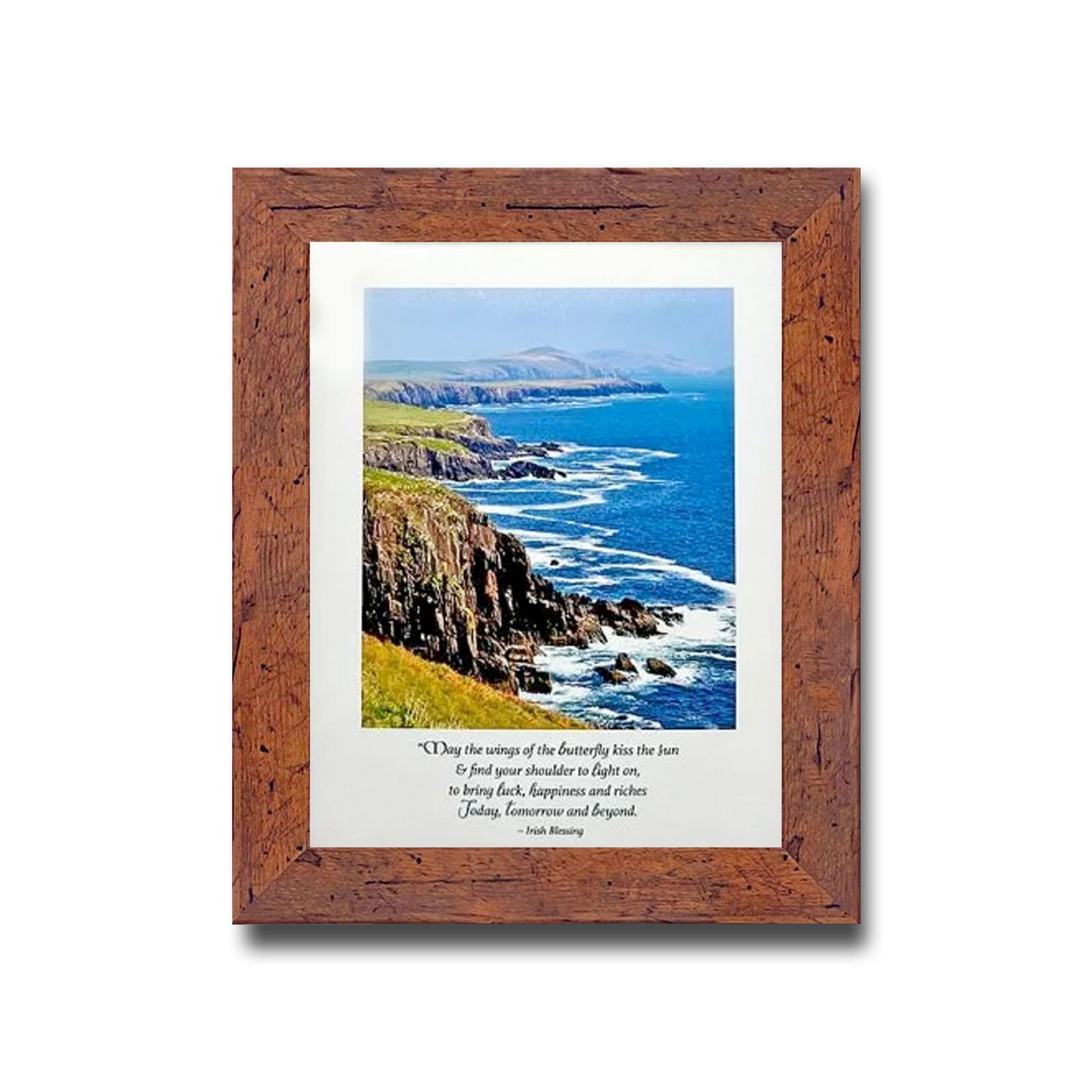 PLAQUES, SIGNS & POSTERS CLEARANCE: QUOTAGRAPH - Irish Coastline Blessing :FINAL SALE