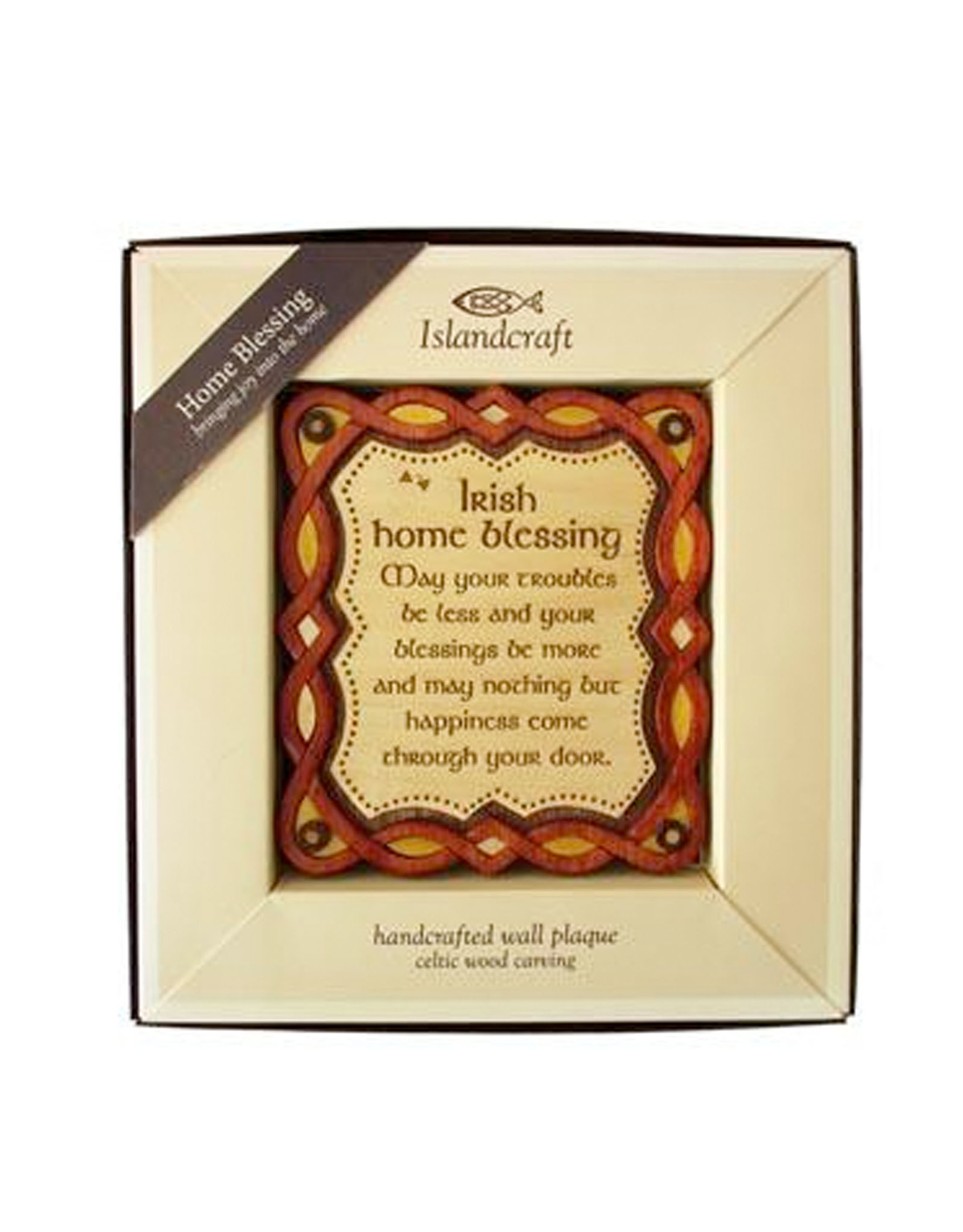 DECOR ISLANDCRAFT WOOD WALL ART - Irish Home Blessing