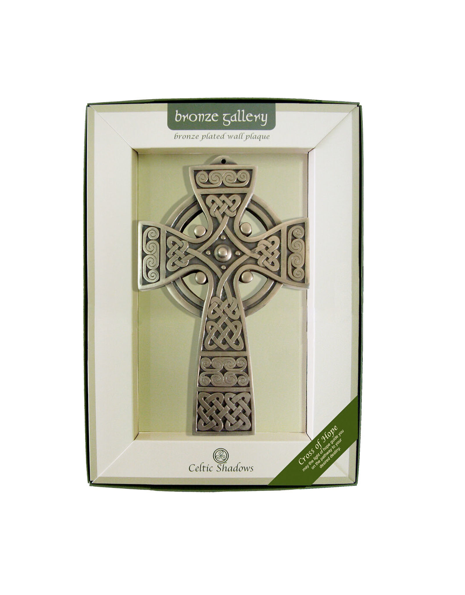 PLAQUES, SIGNS & POSTERS CELTIC BRONZE GALLERY WALL PLAQUE - Cross of Hope