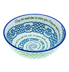 VASES & BOWLS CLARA BOWL - MAY THE ROAD RISE (5.5")