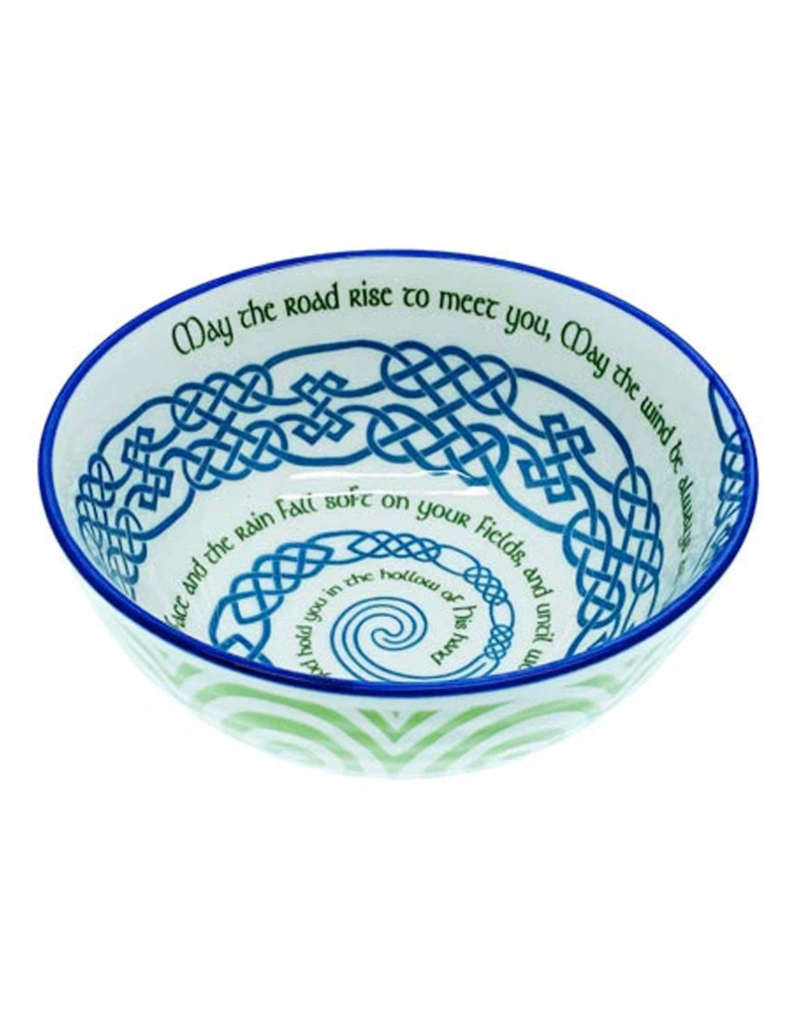 VASES & BOWLS CELTIC CLARA BOWL -  MAY THE ROAD RISE (5.5")