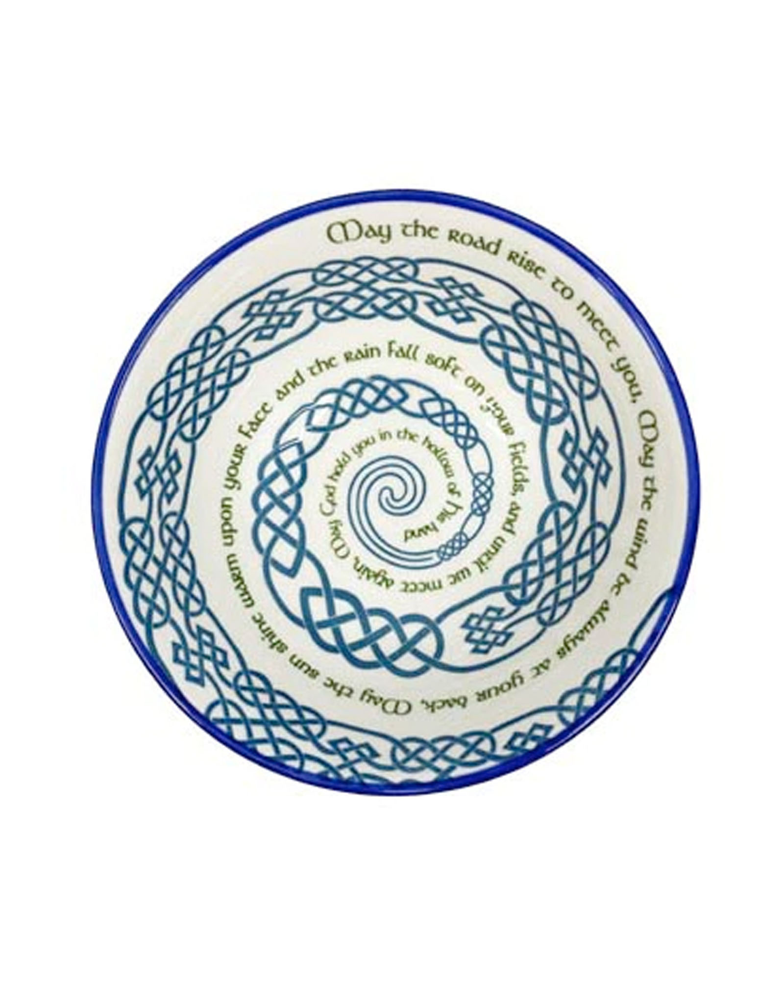 VASES & BOWLS CELTIC CLARA BOWL -  MAY THE ROAD RISE (5.5")