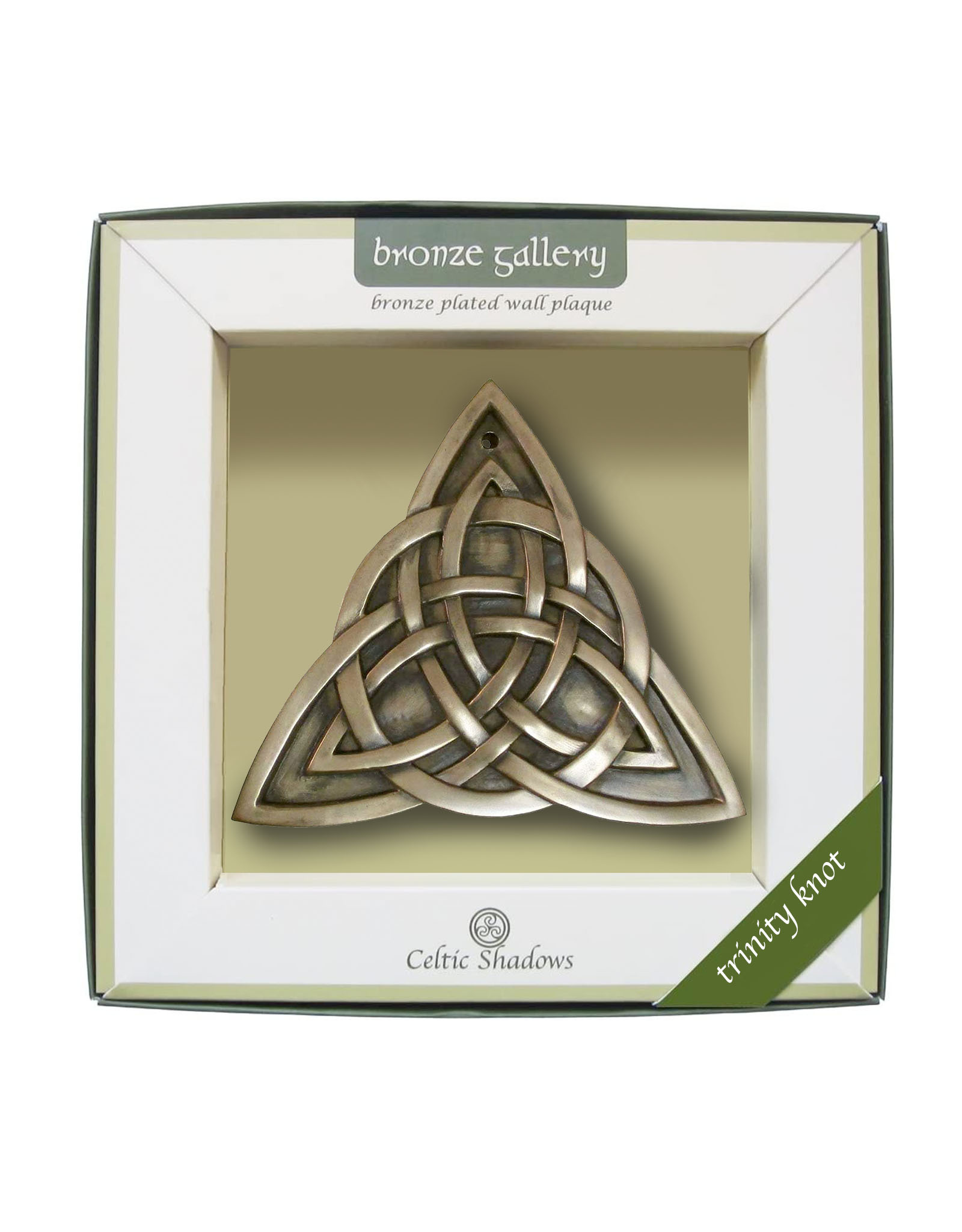 PLAQUES, SIGNS & POSTERS CELTIC BRONZE GALLERY WALL PLAQUE - Trinity Knot