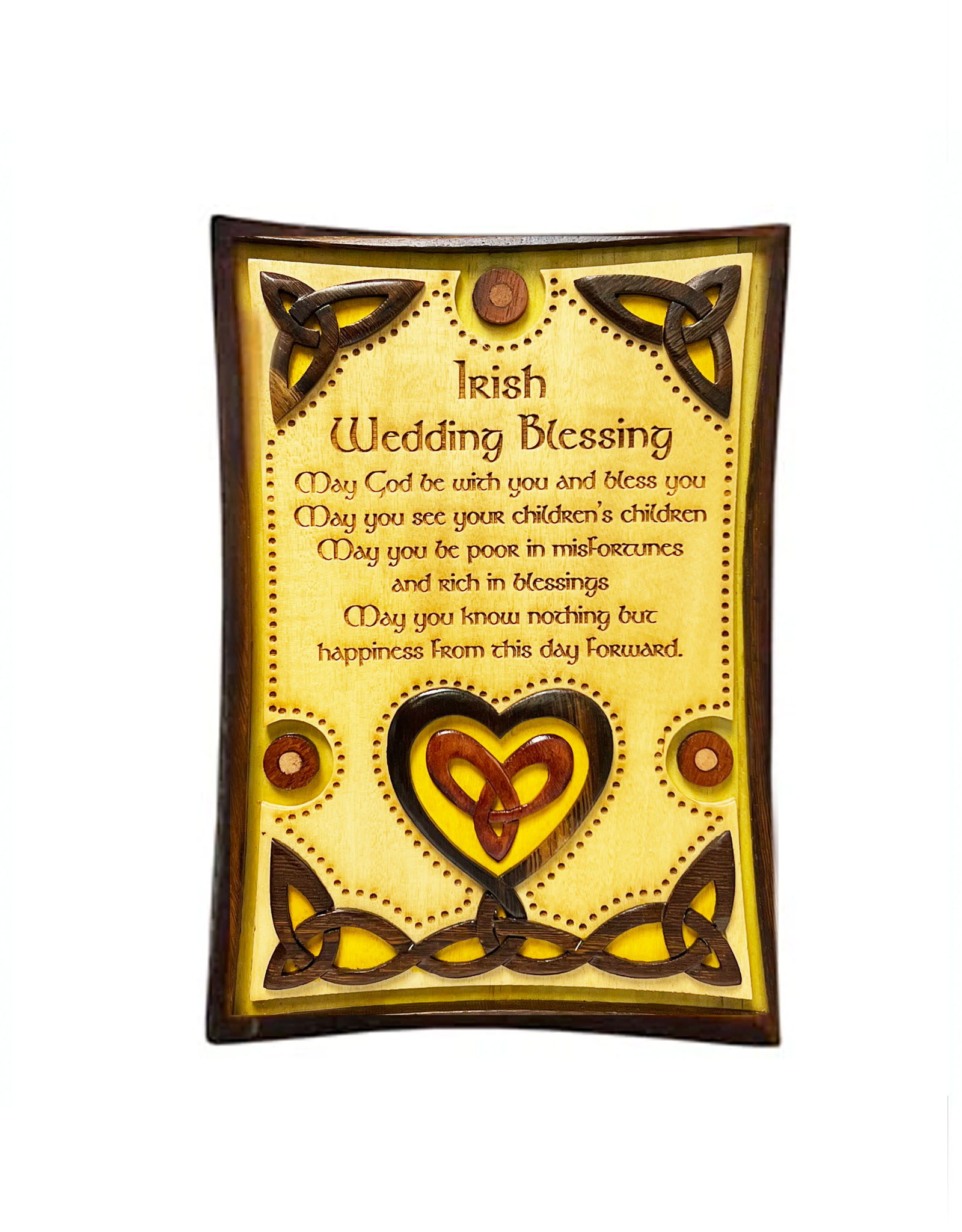 PLAQUES, SIGNS & POSTERS ISLANDCRAFT WOOD WALL ART - Wedding Blessing