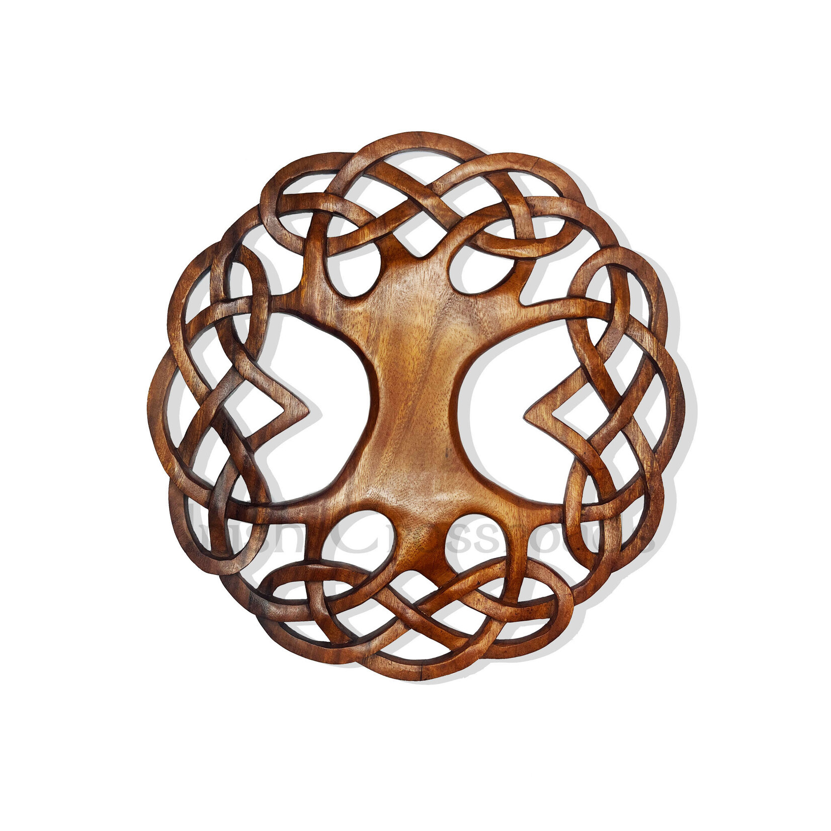 PLAQUES & GIFTS CELTIC WOOD CARVING - Tree of Life