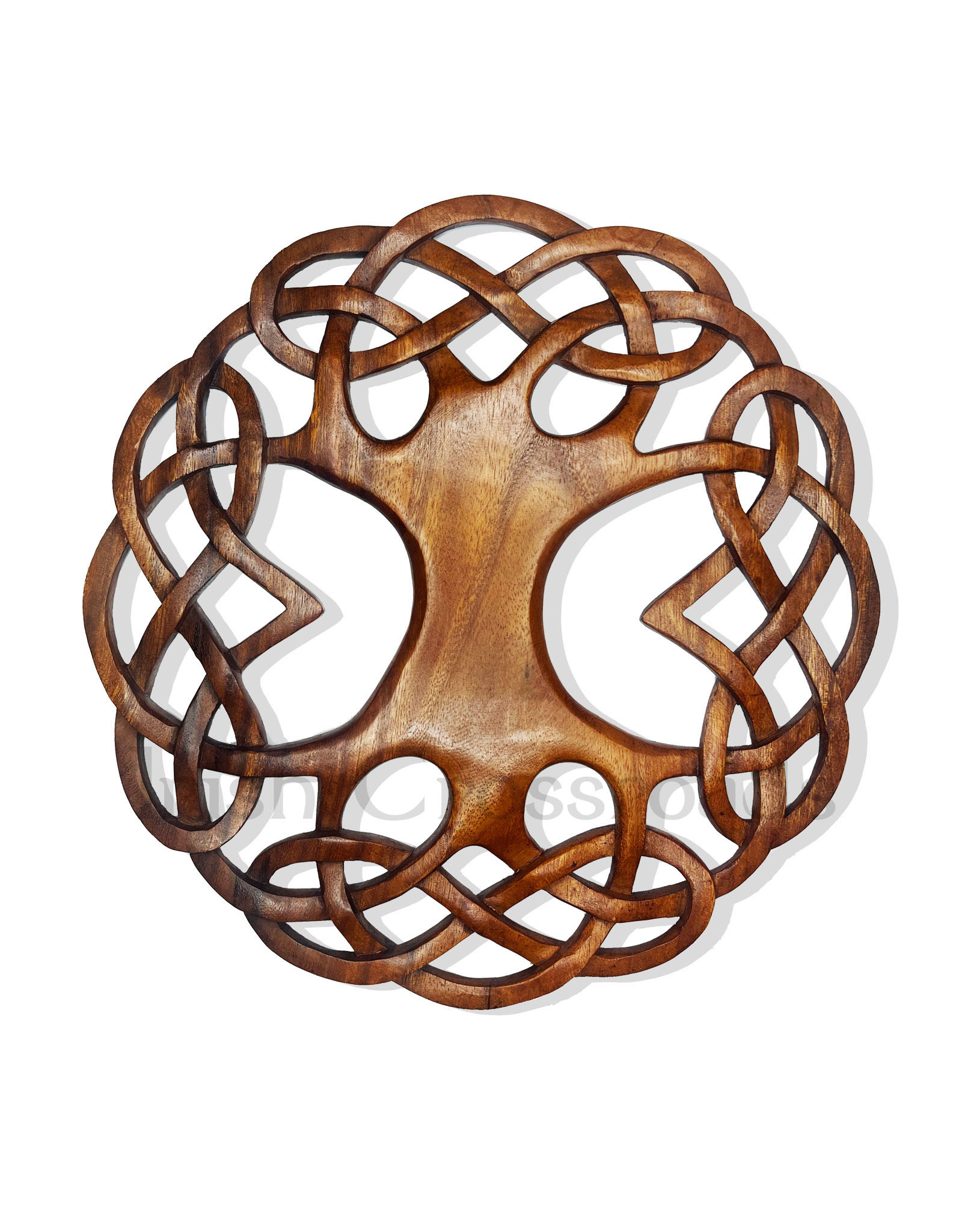 PLAQUES & GIFTS CELTIC WOOD CARVING - Tree of Life